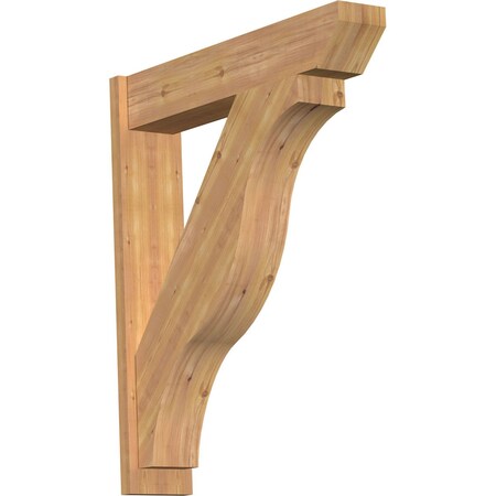 Ekena Millwork Funston Slat Smooth Outlooker, Western Red Cedar, 7 1/2"W x 36"D x 42"H OUT08X36X42FST06SWR